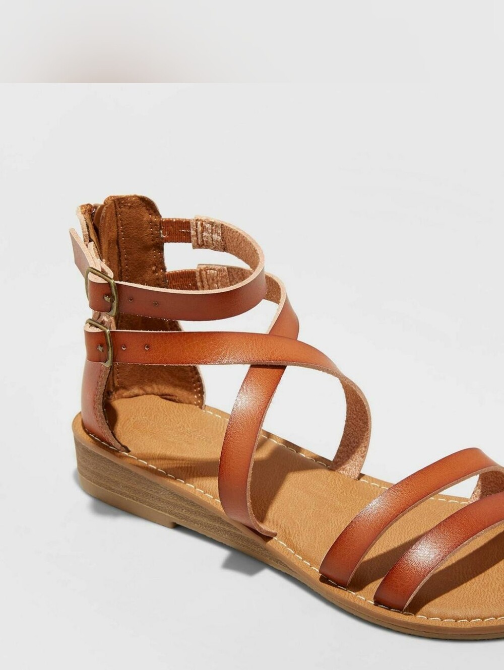 Universal Thread Tan Multi-Strap Ankle Gladiator Sandals